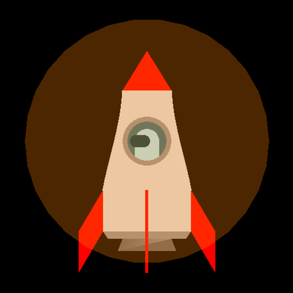 The shield around the spaceship